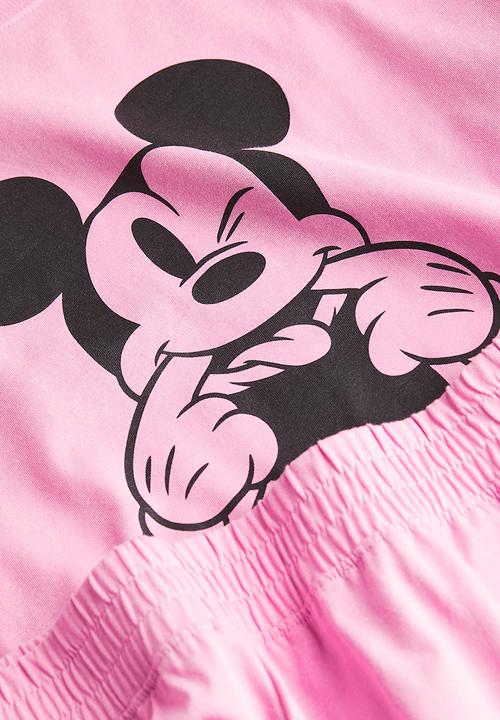 H&M - Cotton jersey pyjamas - pink mickey mouse