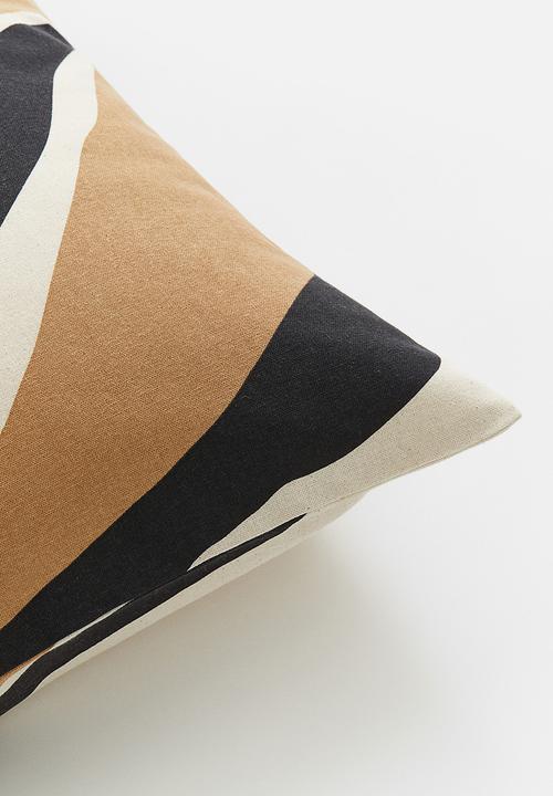 H&M - Patterned cushion cover - beige/patterned