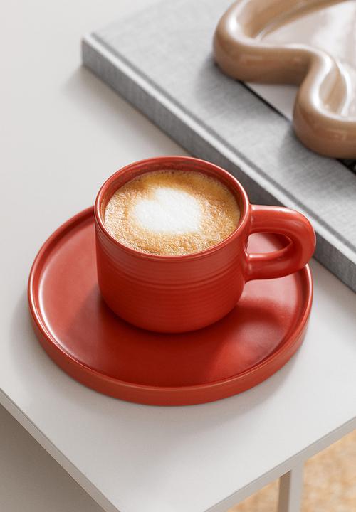 H&M - Stoneware mug - dark orange