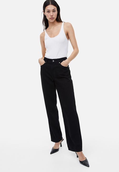 H&M - Ribbed vest top - white