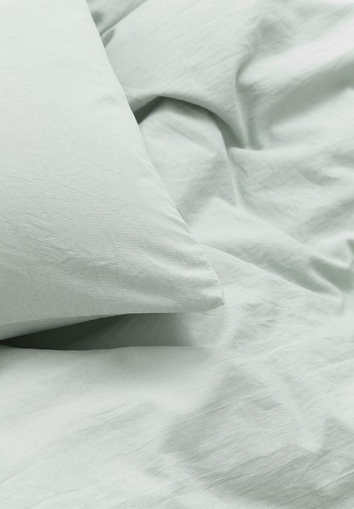 H&M - Single duvet cover set - light green