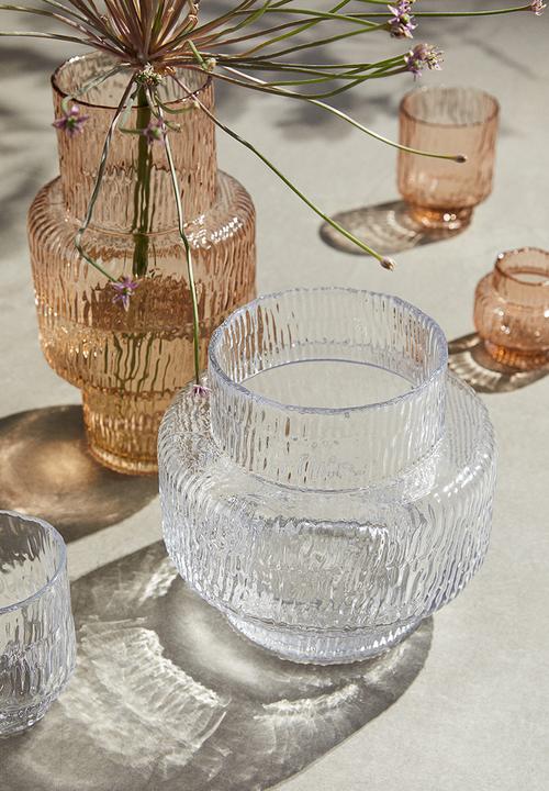 H&M - Glass vase - transparent