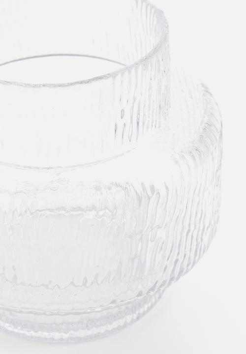 H&M - Glass vase - transparent