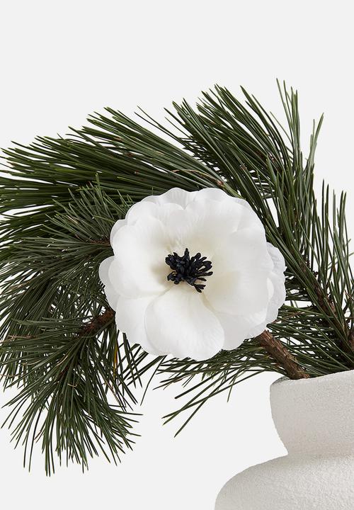 H&M - Hellebore ornament - white/flower