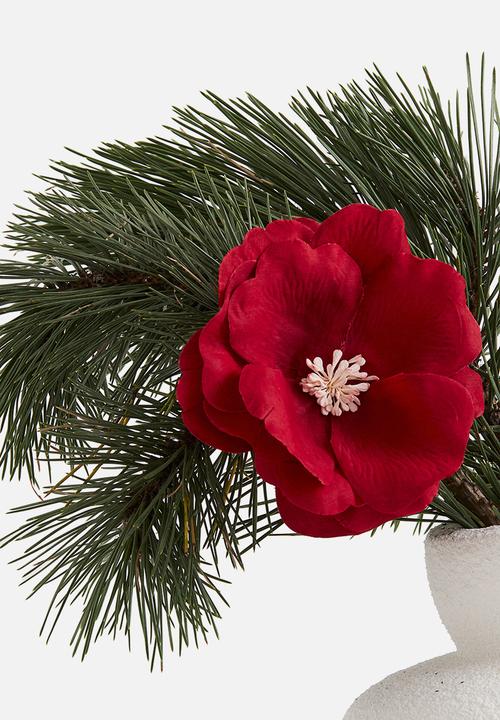 H&M - Hellebore ornament - red