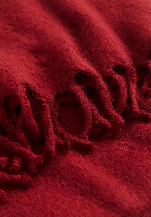 H&M - Wool-blend blanket - red