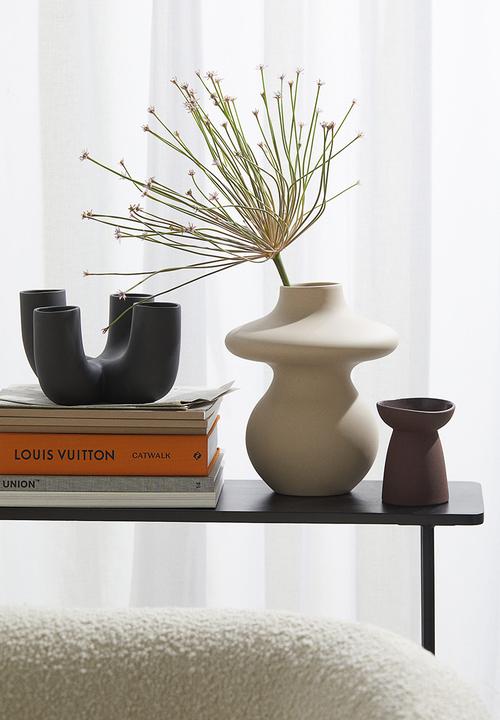 H&M - Large stoneware vase - beige