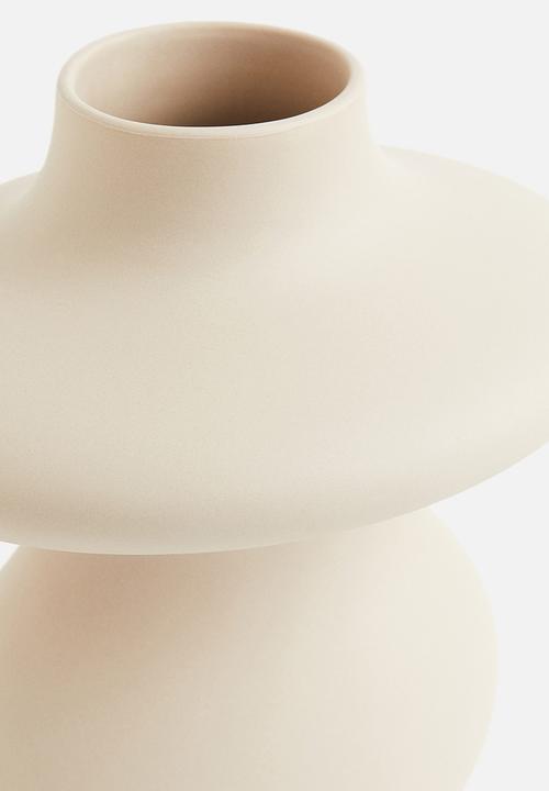 H&M - Large stoneware vase - beige