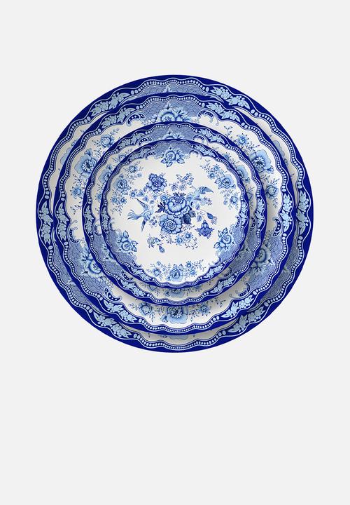 Nicolson Russell - Amsterdam Dinner Plate Set of 4 - Blue