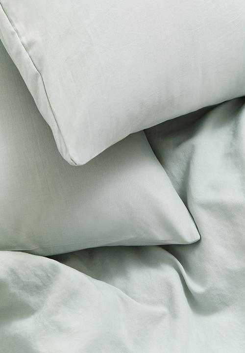 H&M - Double/king duvet cover set - green
