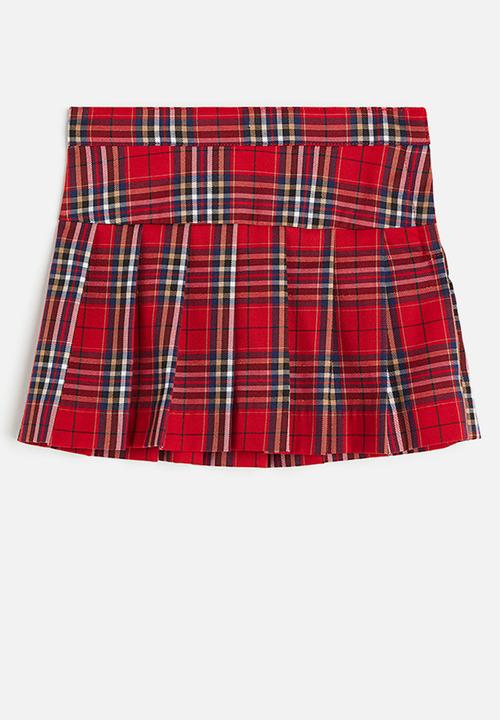 H&M - Twill skirt - red