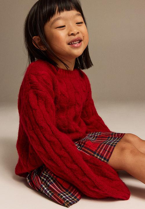 H&M - Twill skirt - red