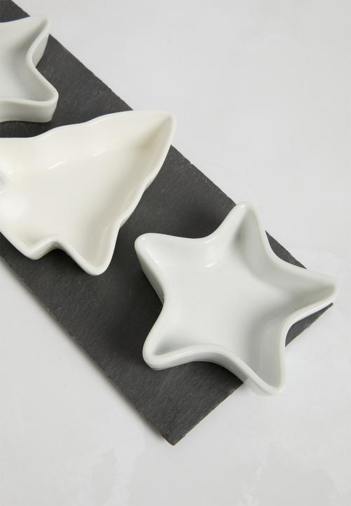 Excellent Houseware - Merry serving set - black