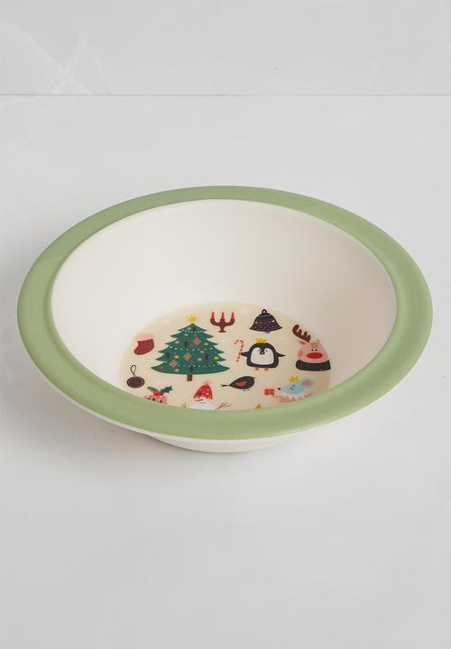 Excellent Houseware - Festive dinner set - red