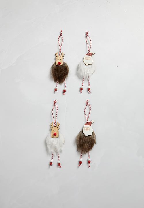 H&S - Santa Hanging Deco - multi
