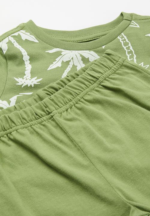 Pop Candy - Summer pj set - light sage