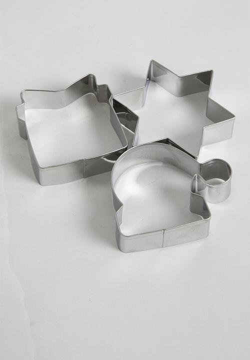 H&S - Xmas tree cookie set - red
