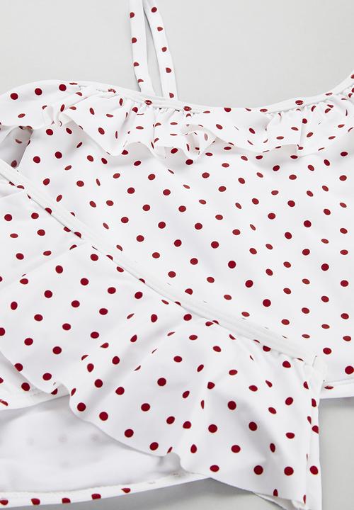 Pop Candy - Polka dot bikini set - red & white 