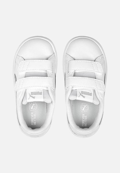 PUMA - Puma smash v2 metallics v inf - puma white grey silver
