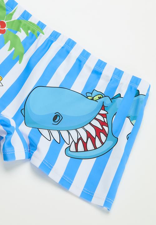 Pop Candy - Swimming trunks - blue stripe