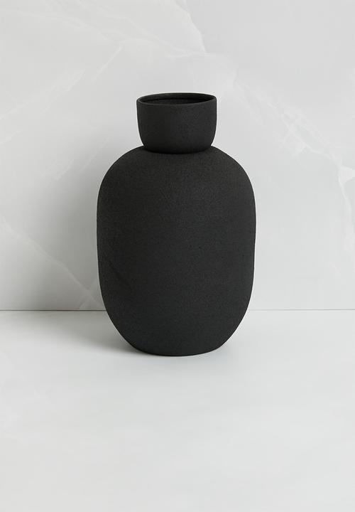 H&S - Cluster vase set of 3 - black