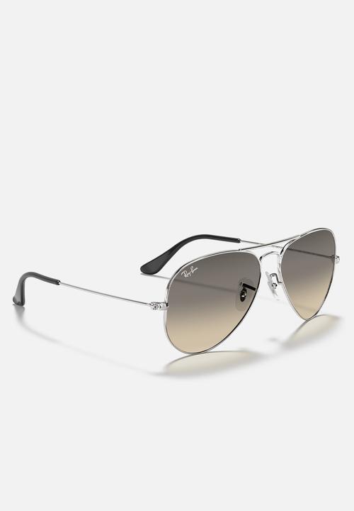 Ray-Ban - Ray-Ban Aviator Gradient Sunglasses - Silver