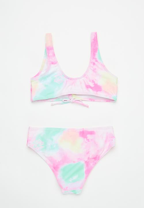 Pop Candy - Tie dye bikini set - multi