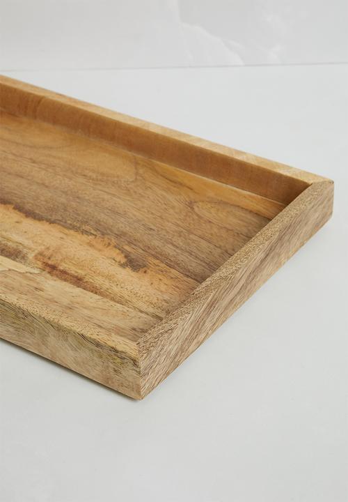 H&S - Simple candle tray - natural