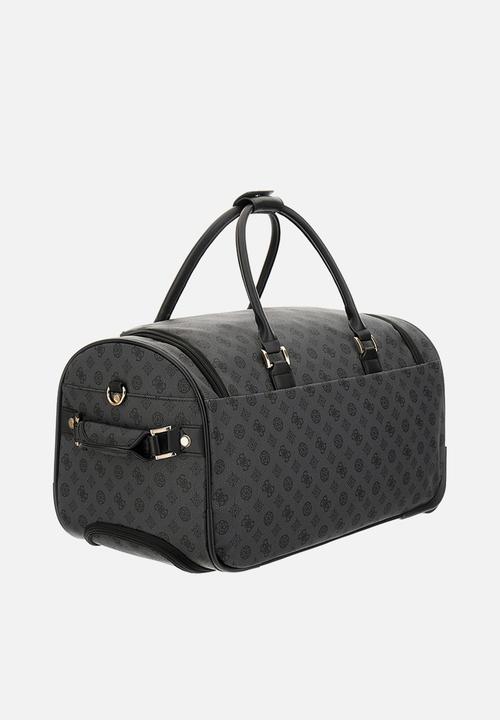 GUESS - Wilder wheeled duffle - charcoal 
