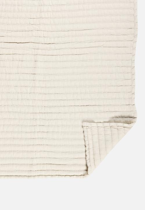 Hertex Haus - Contour Quilt Bed Throw - Seashell