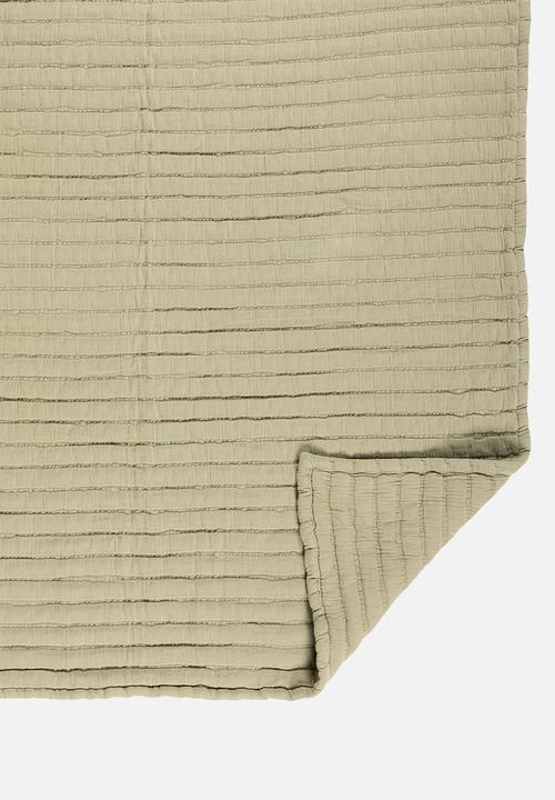 Hertex Haus - Contour Quilt Bed Throw - Elm