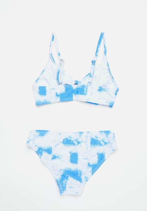 Pop Candy - Bikini set - blue and white