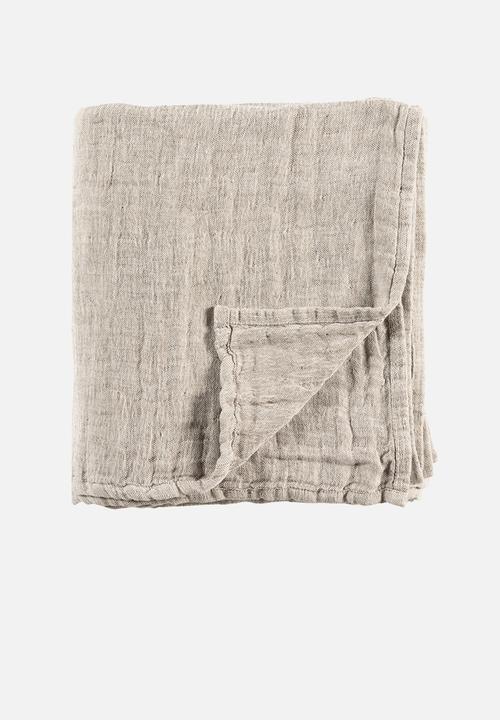 Hertex Haus - Kokomo Bed Throw - Island Mist