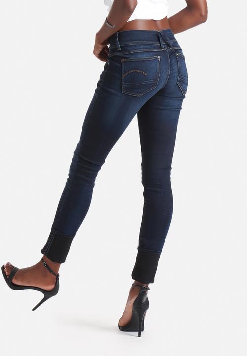 G-STAR - Lynn Skinny Slender Superstretch Jeans Wmn - Medium Aged