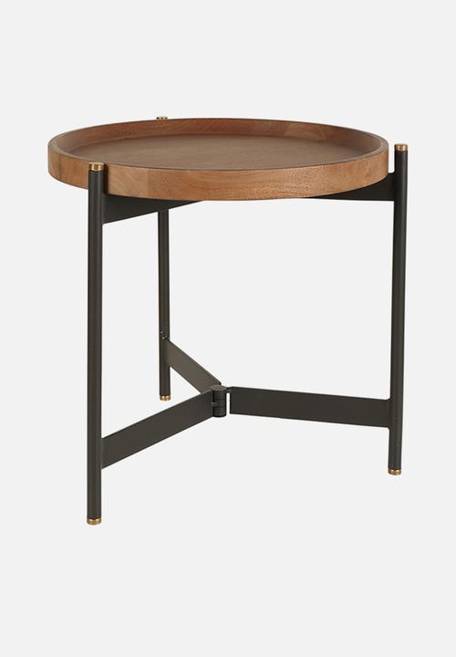 Hertex Haus - Roundhouse side table - nutmeg
