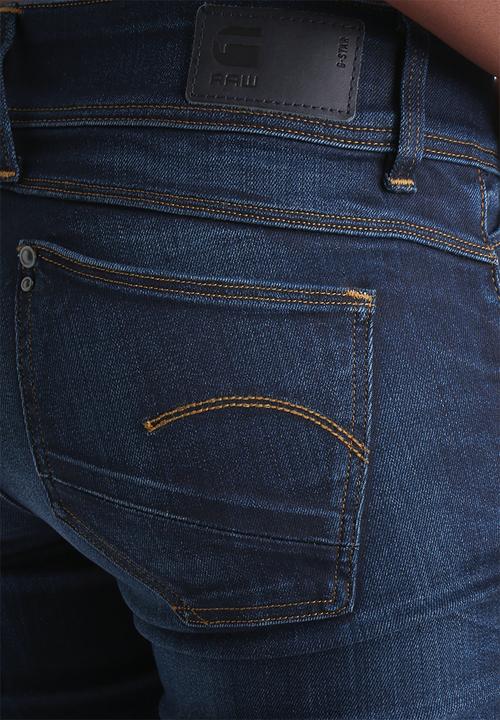 G-STAR - Lynn Skinny Slender Superstretch Jeans Wmn - Medium Aged