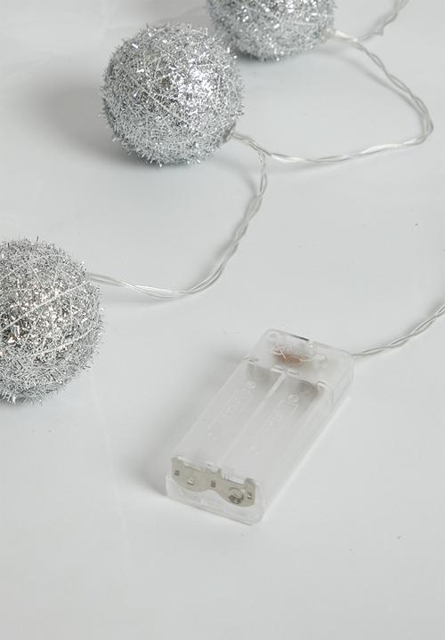 H&S - Festive LED light chain - silver