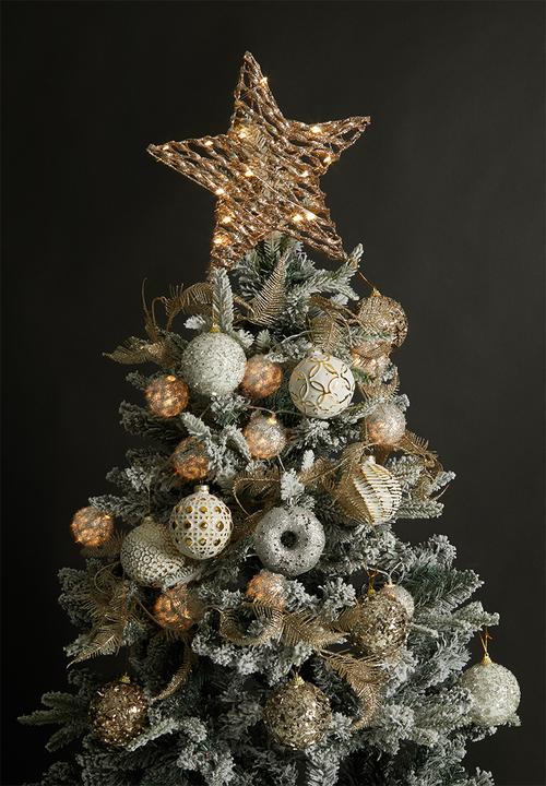 H&S - Snowy woodland Christmas tree - green