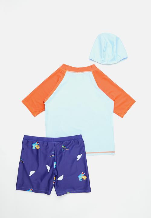 Pop Candy - 3 Piece swim set - navy multi