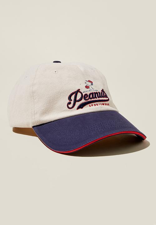 Rubi - License graphic dad cap - ecru & navy