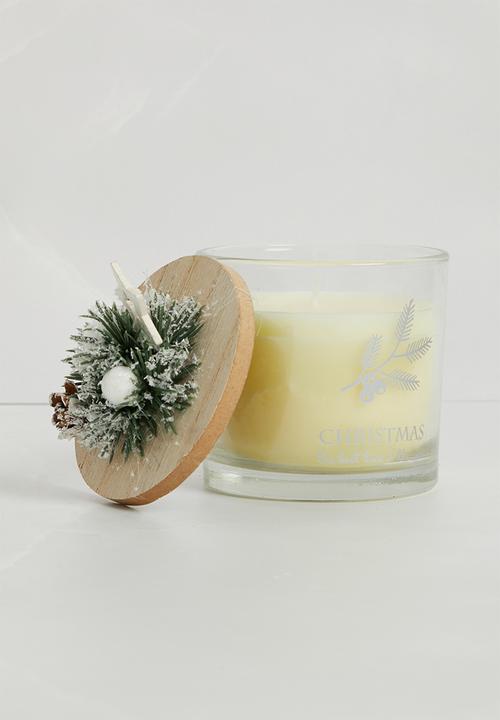 H&S - Christmas Candle in Glass - Branch
