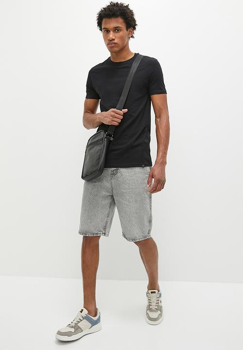 Superbalist - 2 Pack Nate Crew Neck Tee - Black & White