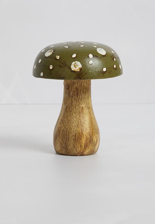 H&S - Mango mushroom set of 2 - green