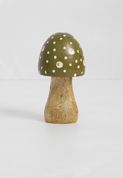 H&S - Mango mushroom set of 2 - green