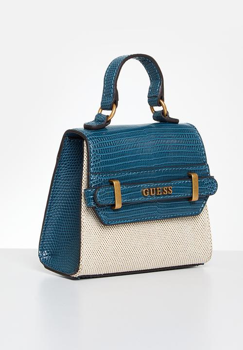GUESS - Sestri micro mini - natural & teal