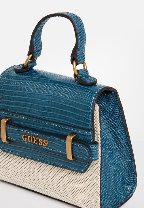 GUESS - Sestri micro mini - natural & teal