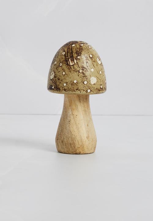 H&S - Mango mushroom set of 2 - taupe