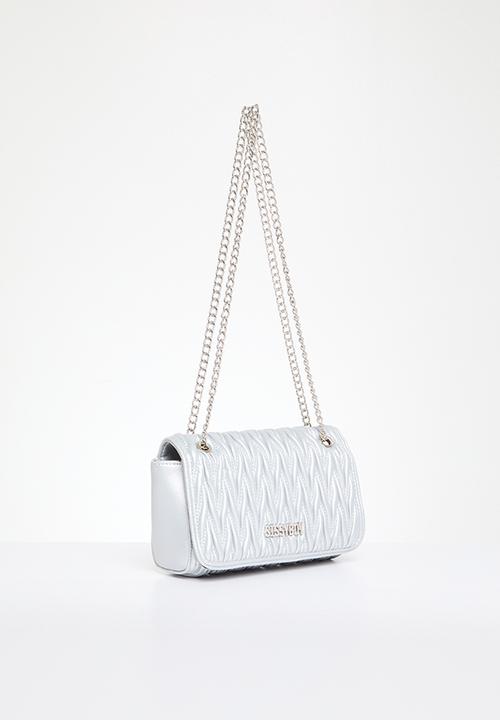 SISSY BOY - Quilted crossbody - silver