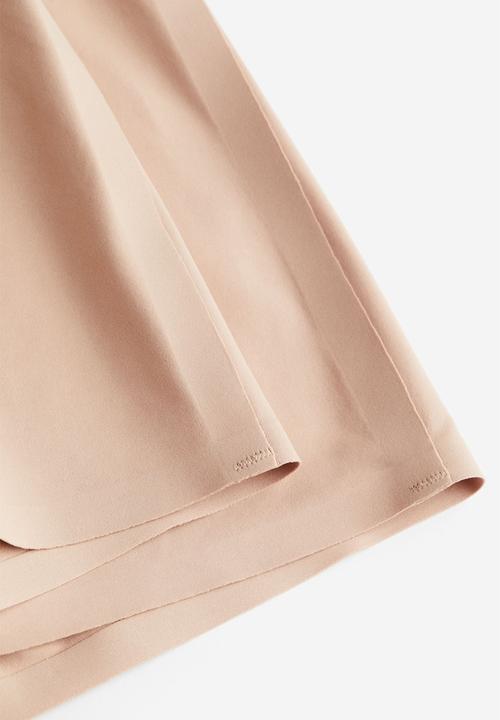 H&M - 2-Pack biker shorts - light beige