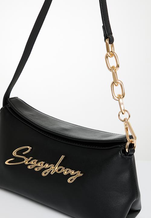 SISSY BOY - Chain link shoulder bag - black